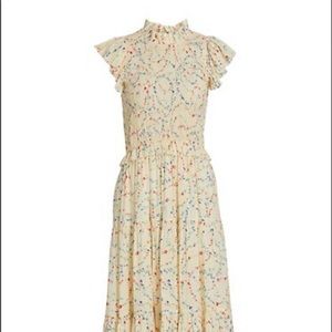 Sea of New York             Flutter Sleeve Smock dress.